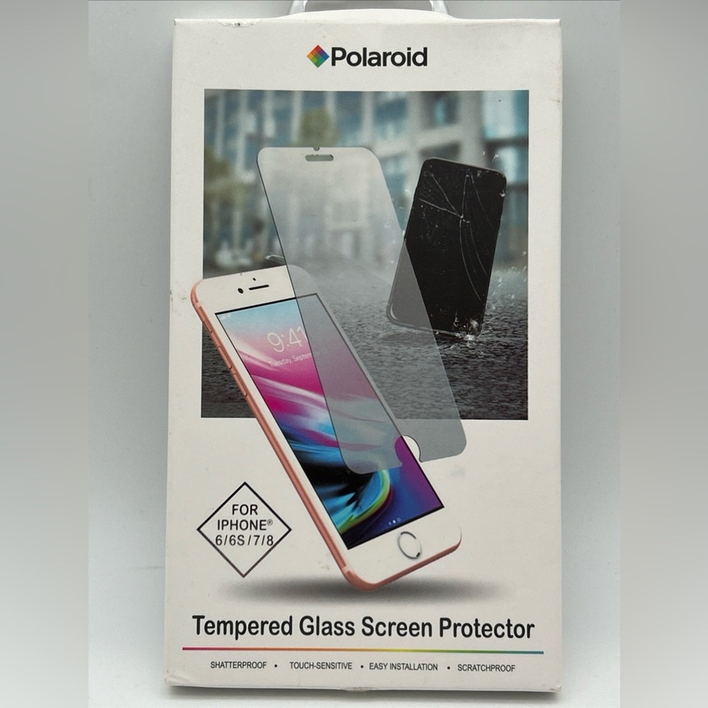 Polaroid Tempered Glass Screen Protector For Iphone 6/6S/7/8